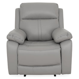 HUDSON Fotoliu, recliner manual, piele naturală