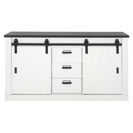 REILLEY Bufet 2 uși glisante, 3 sertare