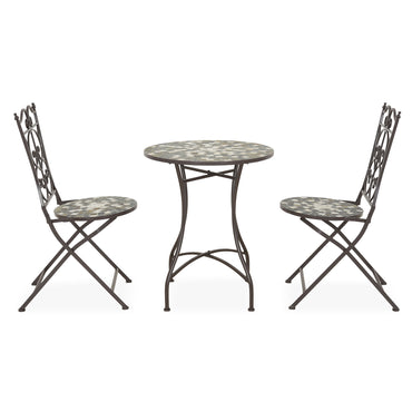 SIENNA Set mobilier terasă/grădină, 2 scaune și masă