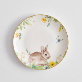 PRIMAVERA Set 4 farfurii desert, porțelan, D.20cm