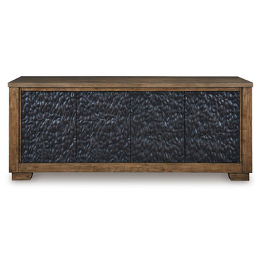 ROSSWAIN Comodă TV, 4 uși