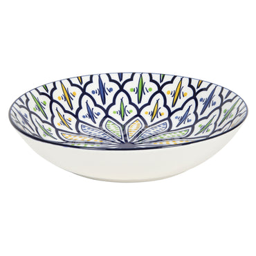 FLOWER Farfurie supă, ceramică, D.20 cm