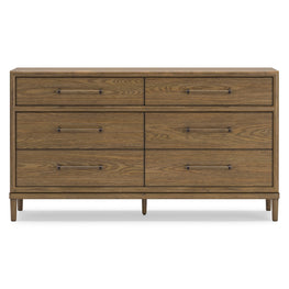 NEVADA Comodă lată, 6 sertare