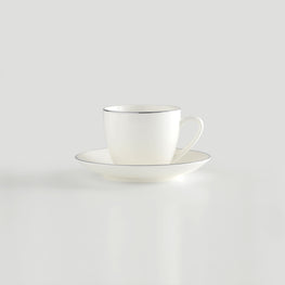 CLARA Ceașcă și farfurioară, porțelan, 220ml