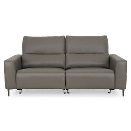 LASHIO Canapea 3 locuri, 2 reclinere electrice, mecanism tetiere, piele