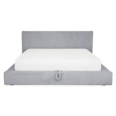 NORDEND Pat tapițat, 180x200cm, somieră rabatabilă și ladă incluse