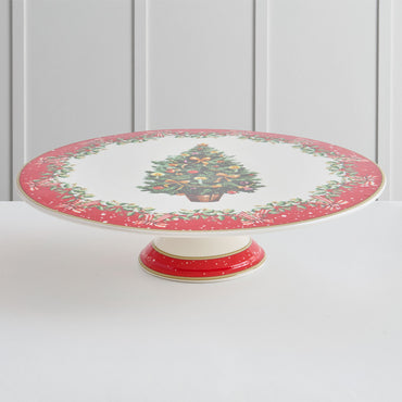 MAGIC CHRISTMAS Platou tort, porțelan, D.32cm