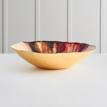 LEON Platou, sticlă, D.32cm