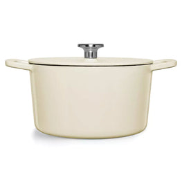 MOMENTS Oală cu mânere și capac, fontă, D.24cm