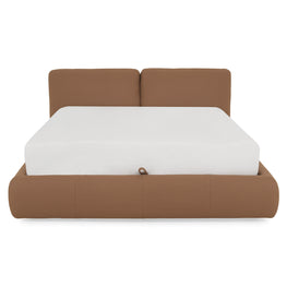 MAJESTIC Pat tapițat, 160x200cm, somieră și ladă depozitare incluse