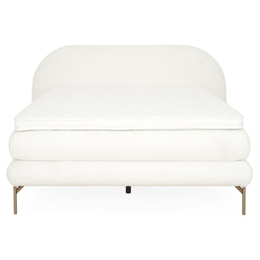 THAISA Pat tapițat 160x200cm cu saltea si topper incluse