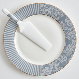 DAMASK Set platou cu paletă tort, porțelan