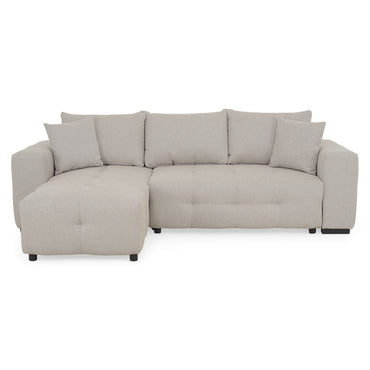 BINGEN Colțar extensibil, șezlong interschimbabil ,spațiu depozitare, stofă