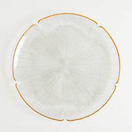 ZOREN Platou, sticlă, D.33cm