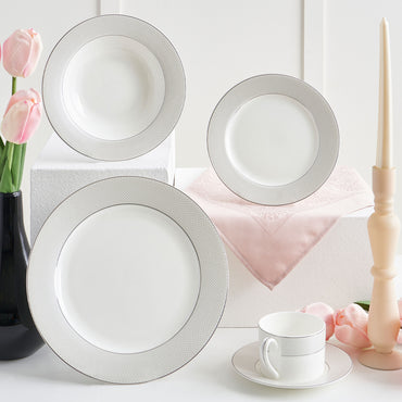 DUBLIN Set veselă, porțelan, 20 piese