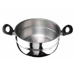 COMFORT Oală cu sită scurgere, inox, D.22cm