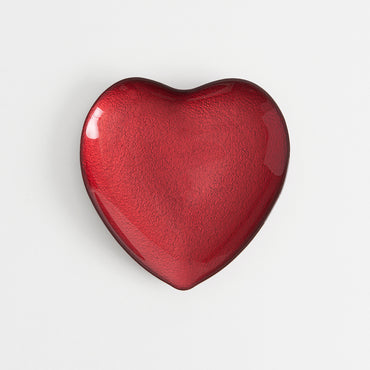 HEART Platou, sticlă, D.22cm