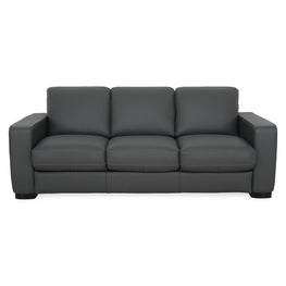 POLO Canapea extensibilă, 3 locuri, piele