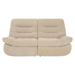 WESTON Canapea 2 locuri, 2 reclinere electrice, stofă