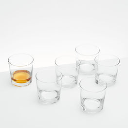 DIVINE Set 6 pahare whisky, sticlă