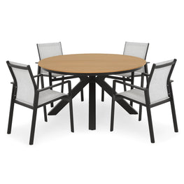 BAHIA/BARIA Set mobilier terasă/grădină, 4 scaune și masă