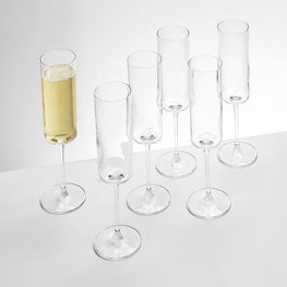 MEDIUM Set 6 pahare șampanie, 170ml