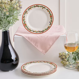 BELLS Set 4 farfurii desert, porțelan, D.19cm