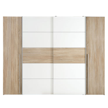 TOBEY Dulap 2 uși glisante, 2 uși batante
