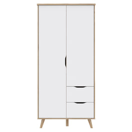 RIGA Dulap 2 uși, 2 sertare