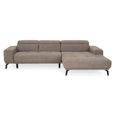 MALTA Colțar extensibil șezut culisant cu șezlong stânga/dreapta, mecanism tetiere, stofă