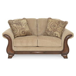 WESTERLY Canapea 2 locuri, 2 perne decor incluse, stofă