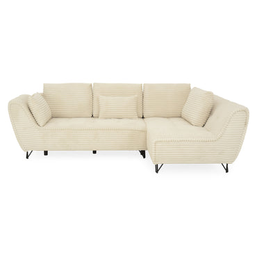 ELINE Colțar extensibil, șezlong stânga/dreapta, stofă