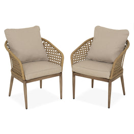 CORAL Set mobilier terasă/grădină, 2 scaune