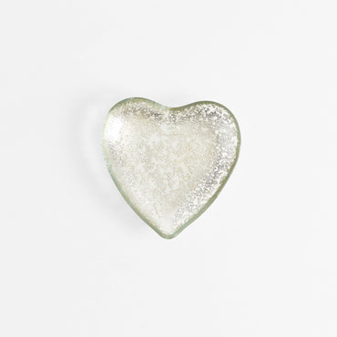 HEART Platou, sticlă, D.14cm