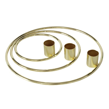 CIRCULUS Set 3 suporturi lumânări