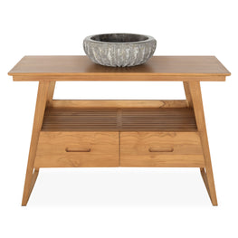 MIZU Set mobilier baie, mască lavoar și lavoar marmură