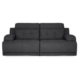SANTIAGO Canapea 3 locuri, 2 reclinere electrice, stofă