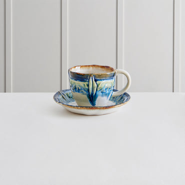 TITANIC Ceșcuță cu farfurioară, ceramică, 200ml