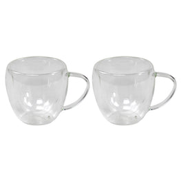 BARISTA Set 2 căni, sticlă, 200ml