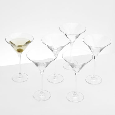 DIVINE Set 6 pahare martini, 250ml
