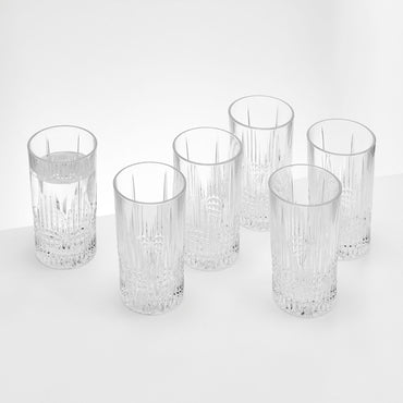 VIBES Set 6 pahare diverse băuturi, 350ml