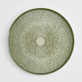 DUOMO Platou, sticlă, D.33cm