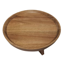 FINGER Platou pentru prăjituri, lemn, D.30.5cm