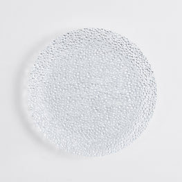 GLAMOUR Farfurie fel principal, sticlă, D.28cm