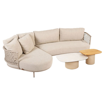 SARDINIA/DEMI Set mobilier terasă/grădină, colțar și 2 măsuțe