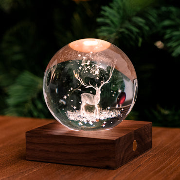 AMBER CRYSTAL STAG Lampă decorativă 2W LED