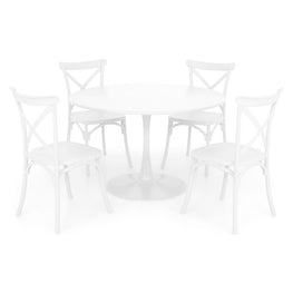 PLEZURO/SUCCOR Set mobilier terasă/grădină, 4 scaune și masă