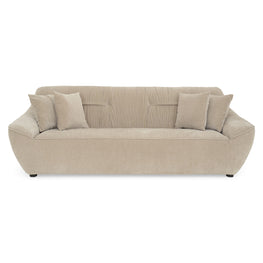 BEGONA Canapea 3 locuri, 4 perne incluse, stofă