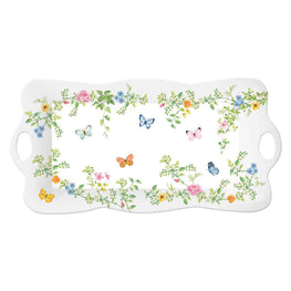DANCING BUTTERFLIES Tavă servire, plastic, L.42cm