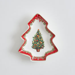MAGIC CHRISTMAS Platou servire, porțelan, L.19cm